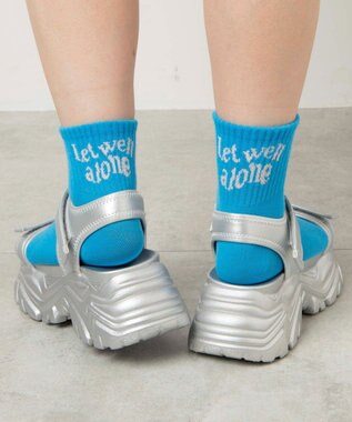 WEGO バックロゴアンクルソックス