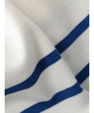 earth music&ecology Ｌｅｅ×ｅ．ｍ．ａ．ｅ　ＢＯＲＤＥＲ　Ｌ／Ｓ　ＴＥＥ Blue