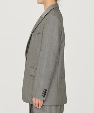 uncrave ヘリンボーンスーツ ジャケット（uncrave WHITE） へリンボーンブラック