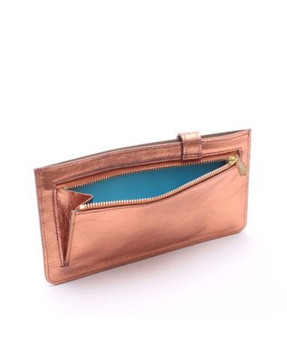 A.D.M.J. 【牛革】イタリアンレザークラックメタルスリムウォレット ぺスカ