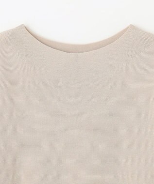 ANY 【洗濯機可】パフスリーブガーターニット サンドベージュ