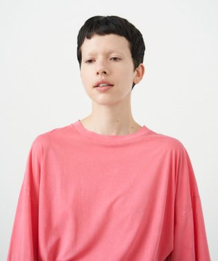 ATON GARMENT DYED 60 FRESCA | ボーイズフィット Tシャツ FUSCHA PINK