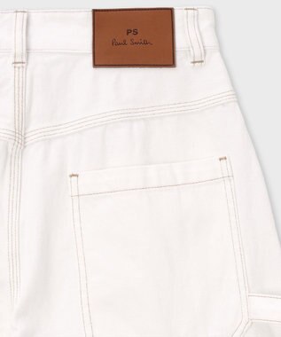 Paul Smith コントラストステッチ カーペンターパンツ ホワイト