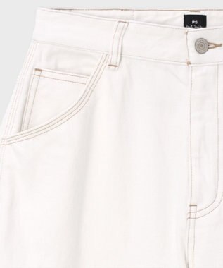 Paul Smith コントラストステッチ カーペンターパンツ ホワイト