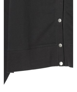 Green Parks ロゴ裏毛カーディガン Charcoal Gray