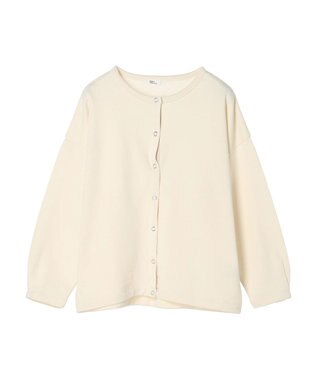 CRAFT STANDARD BOUTIQUE 裏毛リングドットカーディガン Ivory