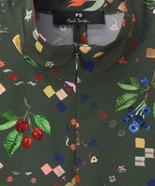 Paul Smith Keepsakeプリント ワンピース カーキ