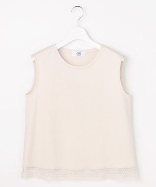 J.PRESS LADIES コットンスムース ノースリーブ カットソー