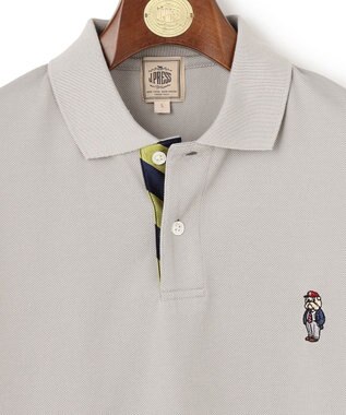 J.PRESS MEN 新デザイン【BULLDOG BOY / 8色展開】カノコレジメン ポロシャツ ライトグレー系