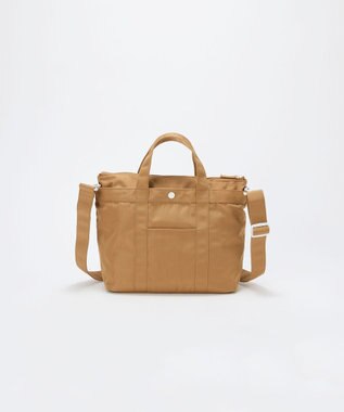 TOPKAPI 【Breath TOPKAPI】CHILLGO 保冷バッグ付き ショルダー付き ナイロン トートバッグ M / 撥水 ベージュ