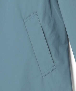 J.PRESS MEN 【驚きの軽さ / オンオフ兼用】【ストレッチ性 / 撥水機能 / 手洗い可】テクニカルライトポプリン カーコート サックスブルー系