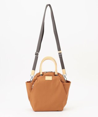 Y'SACCS 【ナイロンタフタ】トラベル2WAYミニボストン キャメル