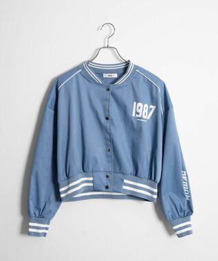 WEGO ラインカラーブルゾン サックス