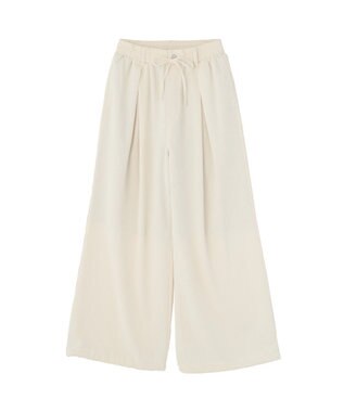 Green Parks サテンコクーンパンツ Ecru