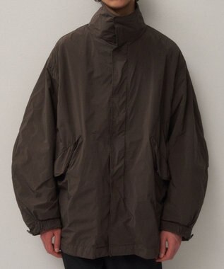 ATON AIR WEATHER | ショートモッズコート - UNISEX BROWN