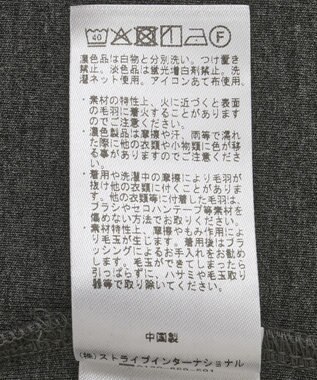 CRAFT STANDARD BOUTIQUE カットアウトデザインカーディガン Charcoal Gray