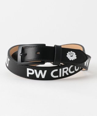 PW CIRCULUS 【UNISEX】ロゴ ベルト ブラック系
