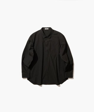 ATON SUVIN BROAD | スタンダードシャツ - UNISEX BLACK