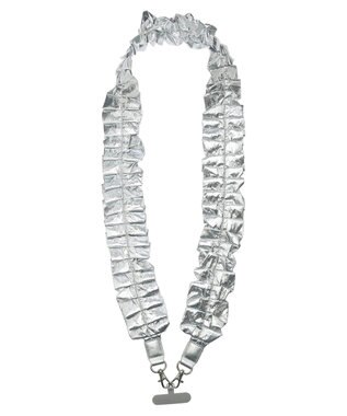 Green Parks クシュクシュモバイルシルバーストラップ Silver