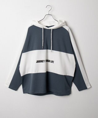 WEGO ドルマンポンチフードT（LS） ブルー