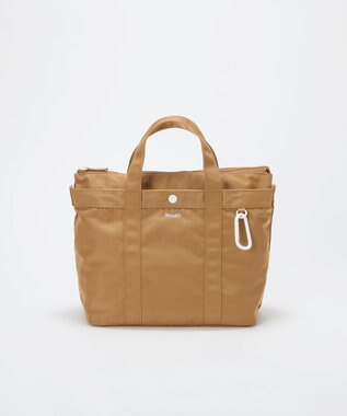 TOPKAPI 【Breath TOPKAPI】CHILLGO 保冷バッグ付き ショルダー付き ナイロン トートバッグ M / 撥水 ベージュ