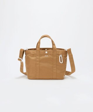 TOPKAPI 【Breath TOPKAPI】CHILLGO 保冷バッグ付き ショルダー付き ナイロン トートバッグ M / 撥水 ベージュ