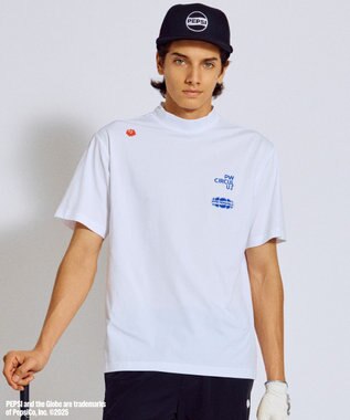 PW CIRCULUS 〈Pepsiコラボ〉【UNISEX】Pepsi World Graphic モックネックT ホワイト系