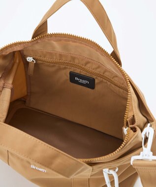 TOPKAPI 【Breath TOPKAPI】CHILLGO 保冷バッグ付き ショルダー付き ナイロン トートバッグ M / 撥水 ベージュ