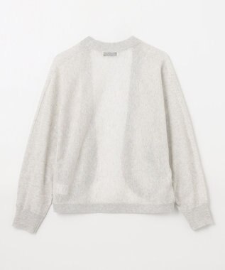 ANY 【洗濯機可/接触冷感/アンチピリング】シアーニットボレロカーディガン トップグレー