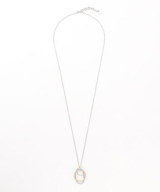 J.PRESS LADIES リングコンビ ネックレス シルバー系