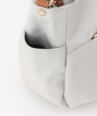 LA BAGAGERIE ポリエステルキャンバス　タックショルダー アイボリー