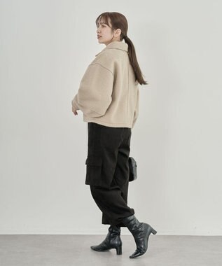 Green Parks ・ＥＬＥＮＣＡＲＥ　ＤＵＥ　ブークレＷ－ＺＩＰブルゾ Beige