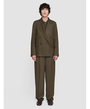 JOSEPH ビスコースツイル　ダブルブレステッドジャケット Hass Avocado