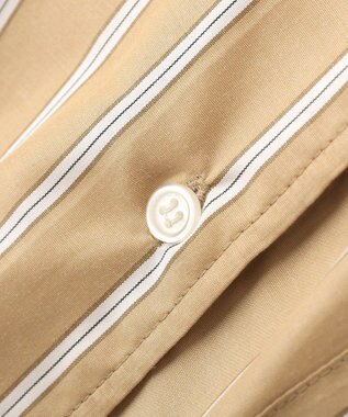 CRAFT STANDARD BOUTIQUE バンドカラーシャツ Stripe Beige
