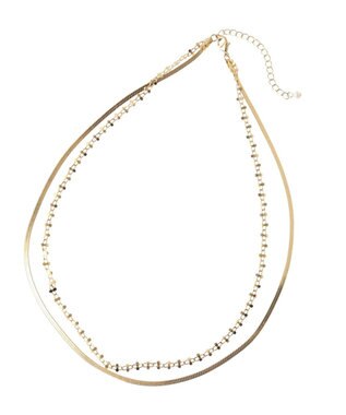 Green Parks ｅｖｅｒｙｗａｌｋ．３ＷＡＹチェーンＭＩＸネックレス Gold