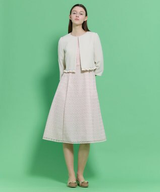 TOCCA FRILL CHORUS BOLERO ボレロ ベージュ系