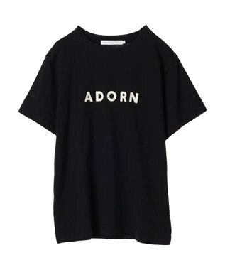 AMERICAN HOLIC フロッキーロゴカットプルオーバー1 Black