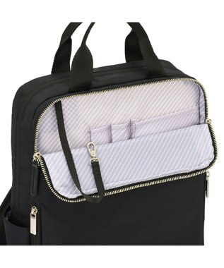 ACE BAGS & LUGGAGE 【洗える背面パッド付】 ace. フィッテムライト リュックサック A4/13.3インチ収納 20391 エース ブラック