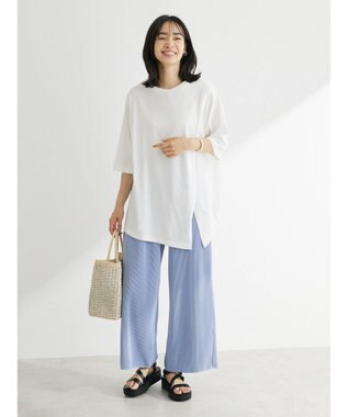 Green Parks アシメトリーデザインチュニック Off White