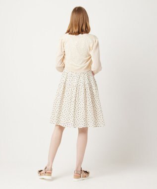 TOCCA 【洗える！】SHEER KNIT カーディガン ベージュ系