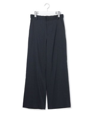 23区 【CanCam・CLASSY.掲載】リネンレーヨンストレッチ ワイドパンツ ネイビー系