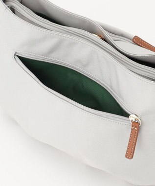 LA BAGAGERIE ポリエステルキャンバス　タックショルダー アイボリー