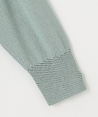 ANY L 【接触冷感/UVケア/アンチピリング】フーディーカーディガン ミント