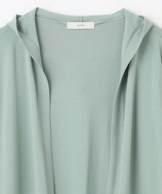 ANY L 【接触冷感/UVケア/アンチピリング】フーディーカーディガン ミント