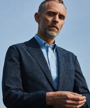 GOTAIRIKU 圧倒的清涼感・８つの機能美【接触冷感/通気性/軽量/撥水…等】クールドッツ セットアップジャケット（24年モデル） ネイビー系8