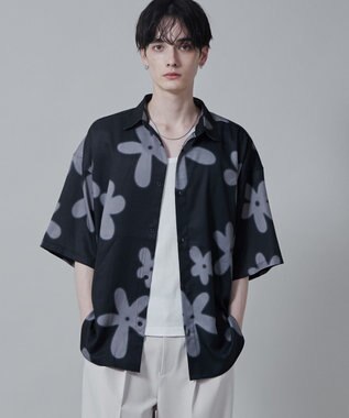 WEGO アムンゼンパターンBIGシャツ（S） 柄1