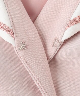 ANY KIDS 【2点セット】セーラージャケット+チェックワンピース ピンクベージュ