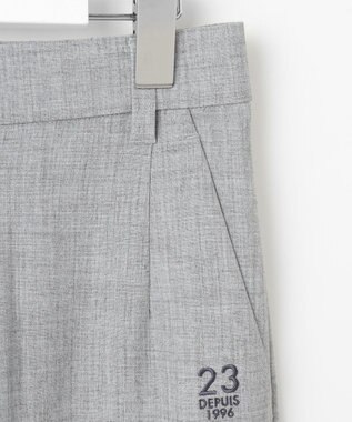 23区GOLF 【WOMEN】シワになりにくいドレッシーゴルフパンツ ライトグレー系