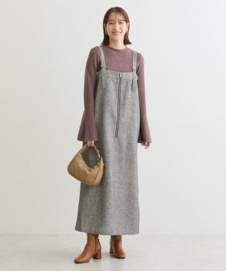 Green Parks ・ＥＬＥＮＣＡＲＥ　ＤＵＥ　ツイードＺＩＰＵＰジャンス Beige