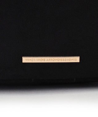 23区 【WEB&一部店舗限定】スエード ボストン バッグ ブラック系